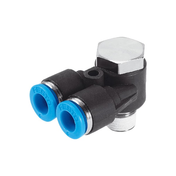 Push-In Y-Fitting QSYLV-1/2-12